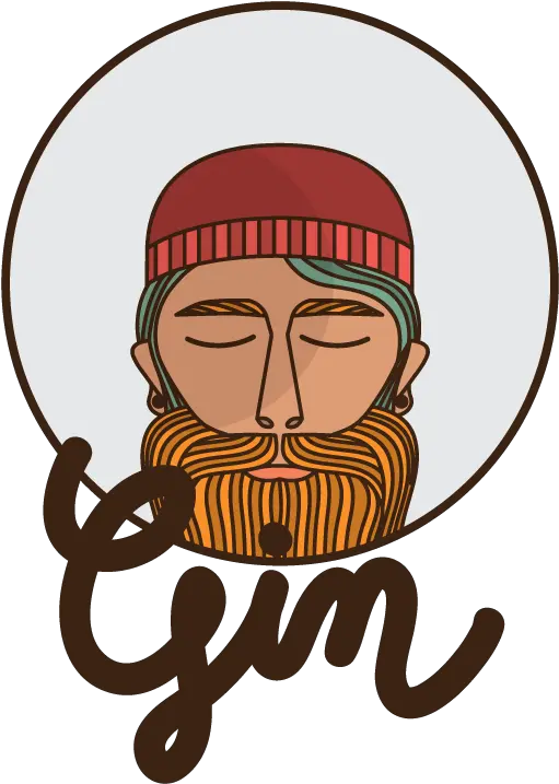 Logo Hipster Giinger Ginger Beard Png Hipster Logo