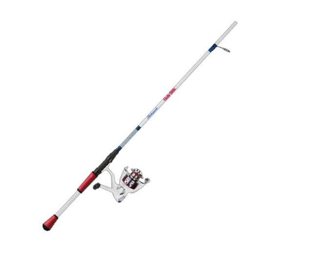 Shakespeare Ugly Stik Red And White Spinning Reel Fishing Rod Combo Cast A Fishing Line Png Fishing Reel Png