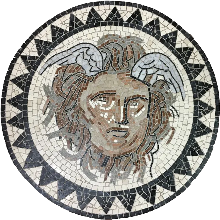 Medusa Mosaic Turn To Stone Png