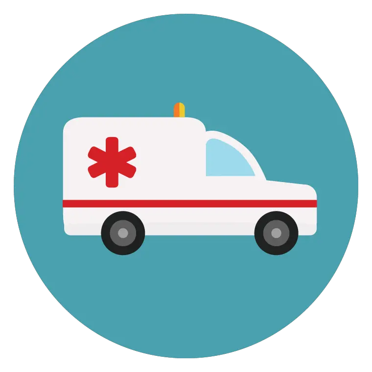 Ambulance Free Transport Icons Ambulance Icon Flat Ui Png Ambulance Png