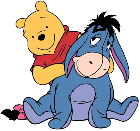 Download Winnie The Pooh And Eeyore Clip Art Pooh Bear Winnie The Pooh And Eeyore Png Eeyore Transparent