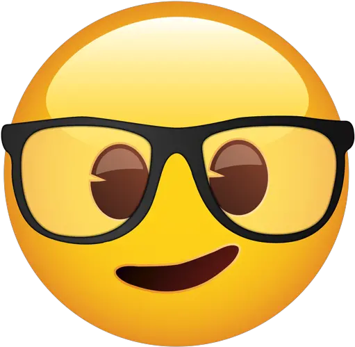 Emoji U2013 The Official Brand Nerd Face Fitz 0 U1f913 Happy Png Nerd Emoji Png