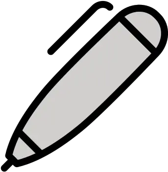 Pen Emoji Png Short Pencil Icon Black And White