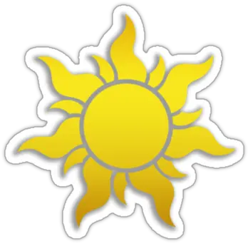 Tangled Kingdom Sun Emblem 2 Tangled Kingdom Sun Symbol Png Tangled Sun Png