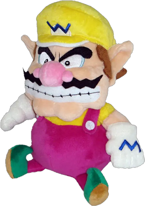 Download Wario Super Mario Plush Wario Png Wario Png