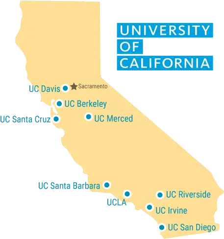 Folsom Lake College Uc Schools On Map Png University Of California San Diego Logo