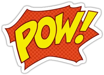 Pow Sticker With Images Hero Poster Love Stickers Capitan America Pow Png Pow Png