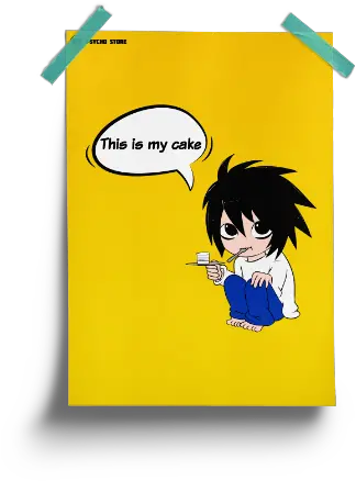 Death Note Anime Posters India This Is My Cake Death Note Characters Png Death Note Png