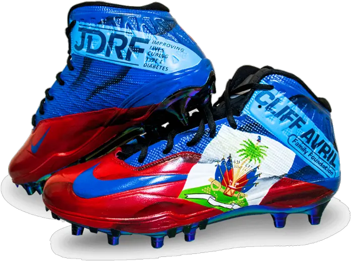 Russell Wilson Richard Sherman Among Seahawks Showing Off Haitian Cleats Png Russell Wilson Png