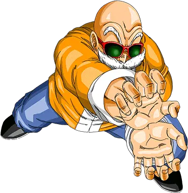 Sr Secrets Of The Turtle Style Master Roshi Str Dbz Roshi Kamehameha Png Master Roshi Png