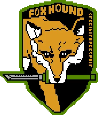 Pixel Art Foxhound Logo 100x100 By Lemoncat Foxhound Logo Pixel Art Png Pixel Logo