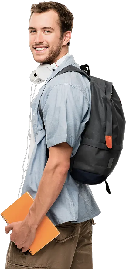 Guy Withbookbagpng Albi Girls With Books Png Guy Png