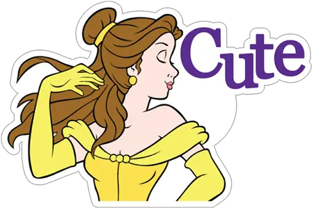 Download Viber Sticker Beauty And The Beast Beauty And Cute Beauty And The Beast Sticker Png Beauty And The Beast Png