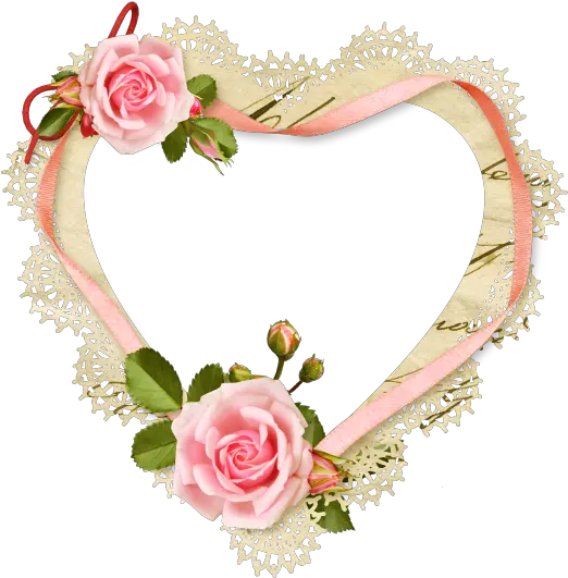Library Of Burgundy Heart Clip Royalty Free Stock With Rose Wedding Frame Png Rose Heart Png