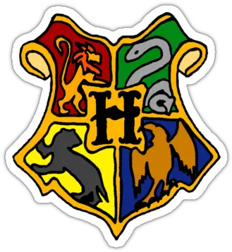 Harry Potter Hogwarts Crest Simple Design To Use For Hogwarts Logo Easy To Draw Png Hogwarts Transparent