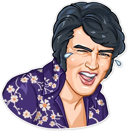 Elvis Presley Line Drawing Free Download Stickers Telegram Elvis Presley Png Elvis Png