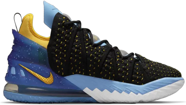 Courtside Sneakers Nike Lebron 18 Minneapolis Lakers Png Nike Battery Icon