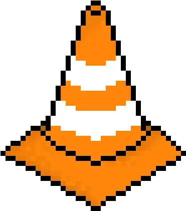 Traffic Cone Pixel Art Easy Pokemon Png Traffic Cone Png