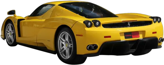 Yellow Ferrari Back Side Png Image Ferrari Car Back Png Car Back Png