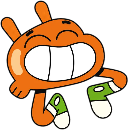 Darwin Happy Jump Transparent Png Stickpng Darwin Amazing World Of Gumball Jump Png