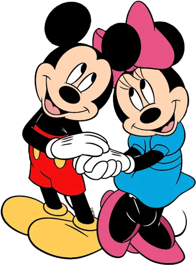 Mickey Minnie Holding Hands Mickey Minnie Mouse Hd Png Mickey And Minnie Png