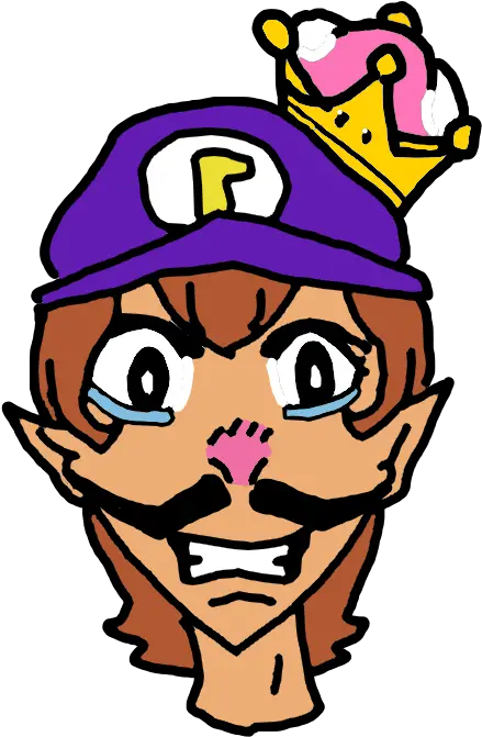 Waluigi Cartoon Png Waluigi Transparent