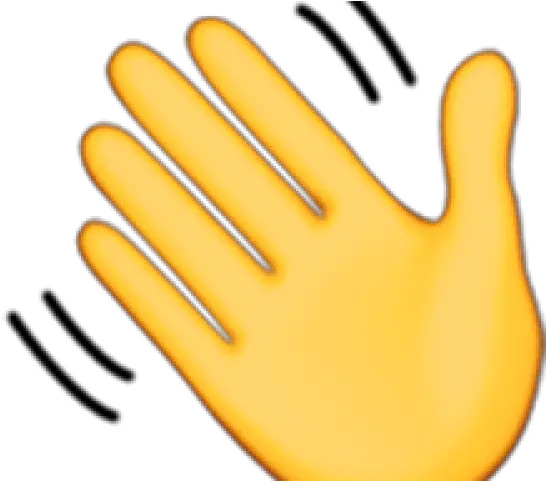 Waving Hand Emoji No Background Emoji Hand Waving Bye Png Boi Hand Transparent