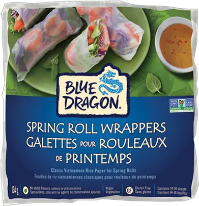 Spring Roll Wrappers U2014 Blue Dragon Rouleau De Printemps Feuille Png Egg Roll Icon
