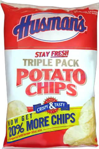 Husmanu0027s Potato Chips U0026 Snacks Since 1919 Potato Chip Png Bag Of Chips Png