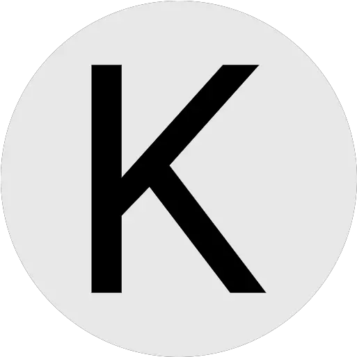 Software Development Dot Png Letter K Icon