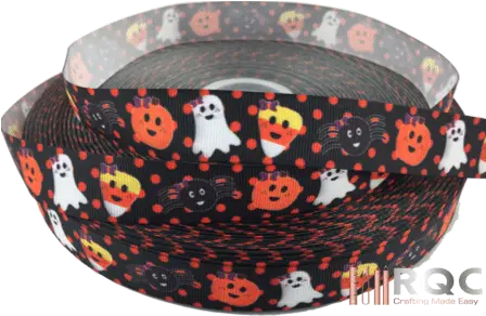 Halloween Candy Corn Grosgrain Ribbon 78 Halloween Storage Basket Png Candy Corn Png