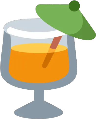 Tropical Emoji Icon Of Flat Style Available In Svg Png Tropical Drink Emoji Tropical Png