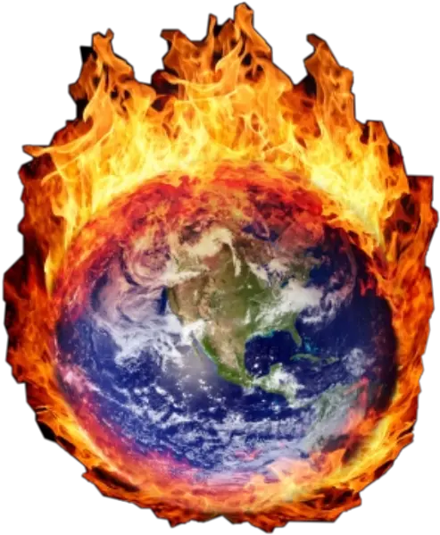 Globalwarming Earth Fire Sticker By Randomrrb Earth Png Earth On Fire Png