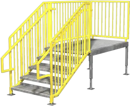 Portable Stairs Prefab Ibc U0026 Osha Options In Stock Temporary Stairs For Construction Png Stair Png