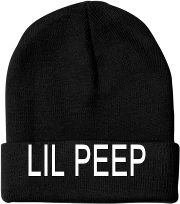 Lil Peep Was Here Fold Up Cuff Beanie Beanie Png Lil Peep Png