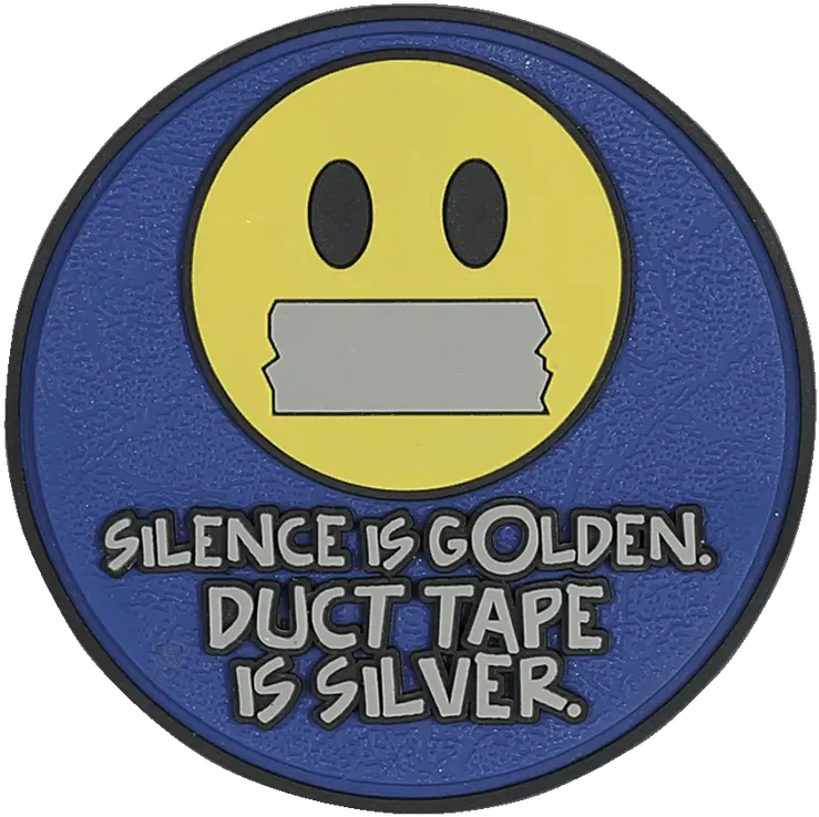 Tru Spec Silence Is Golden Morale Patch U2013 Mad City Outdoor Gear Happy Png Morale Icon