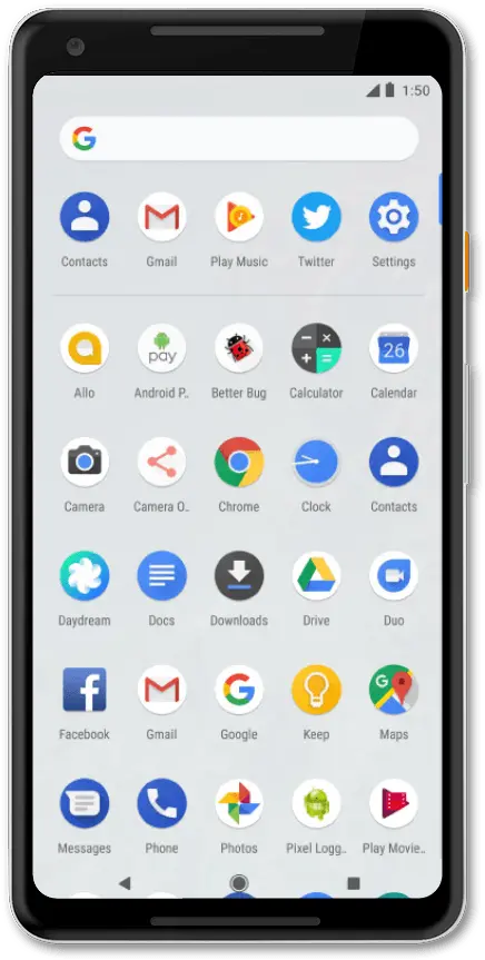 Google Pixel 2 Xl Support Telus Smartphone Png Allo Icon
