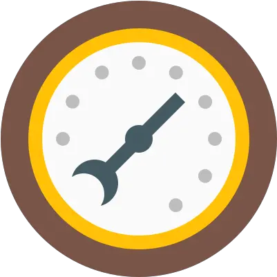 Pressure Gauge Icon In Color Style Png Barometer