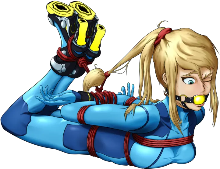 Zero Suit Samus Hogtied Png Image Zero Suit Samus Tied Up Zero Suit Samus Png