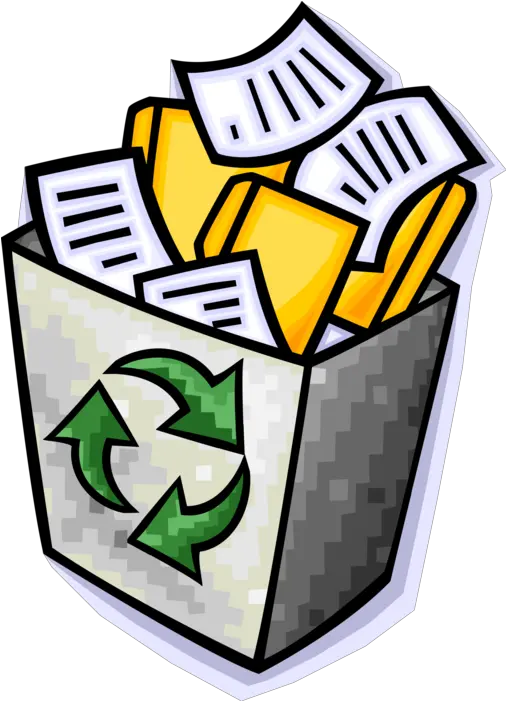 Recycle Bin Container Holds Png Clip Art Paper Recycling Recycle Icon Vector