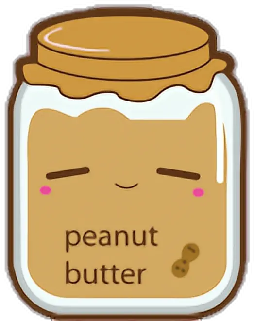 Download Transparent Peanut Butter Jar Png Cartoon Cute Clip Art Jar Transparent Background