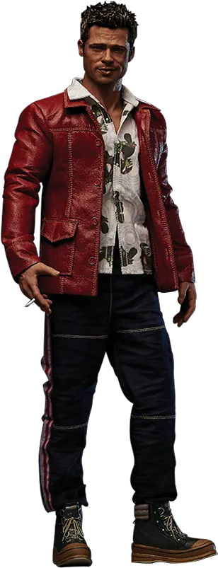 Tyler Durden Red Jacket Version Sixth Mens Medieval Clothes Png Brad Pitt Png