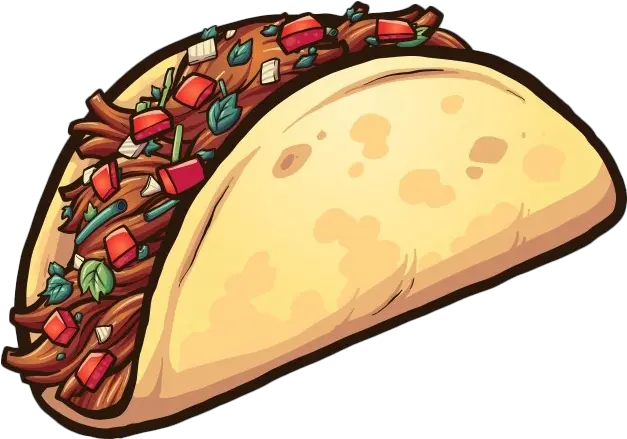 Animated Taco Png Image Carne Asada Taco Cartoon Taco Png