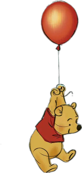 Popular And Trending Winnie Thepooh Stickers On Picsart Winnie The Pooh With A Balloon Png Winnie The Pooh Transparent