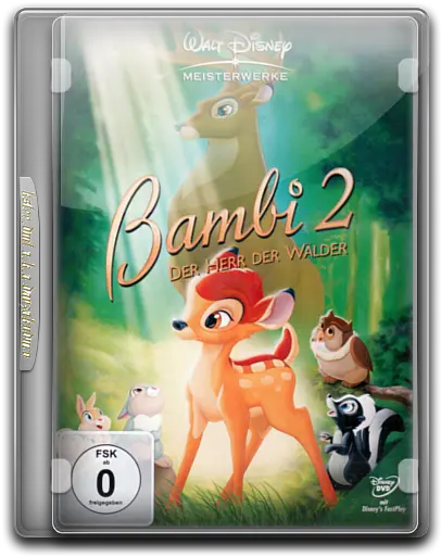 Bambi 2 V3 Icon English Movies 3 Iconset Danzakuduro Bambi 2 Dvd Png Bambi Png