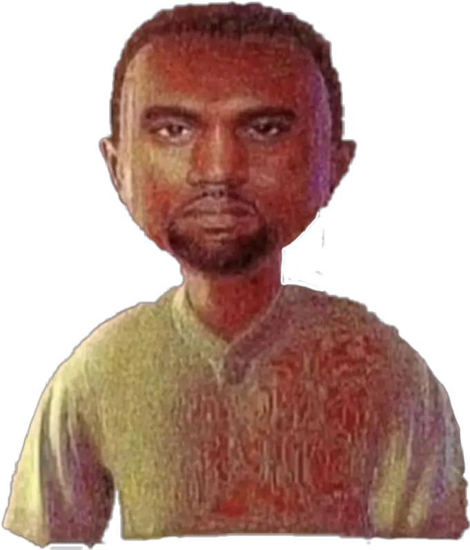 Kanyewest Kanye Meme Memed Dankmemes Sticker By Yaboi Kanye West Deep Fried Png Kanye West Transparent Background