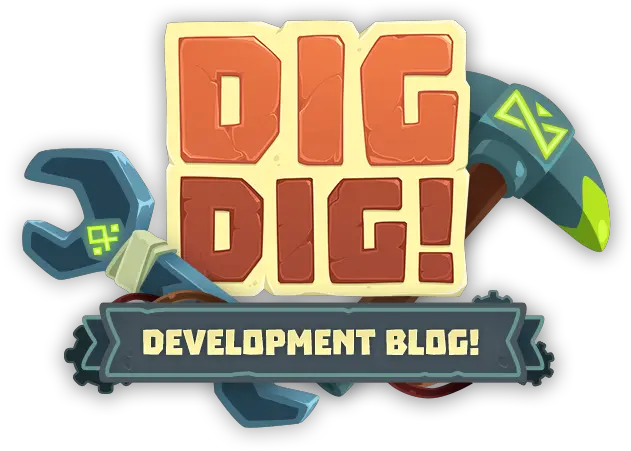 Development Blog Of Dig Game Logo Design Dig Dig Bee Square Png Dungeon Defenders 2 Icon