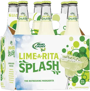 Bud Light Lime Arita Splash Budweiser Bud Light Lime A Rita Splash Png Bud Light Bottle Png