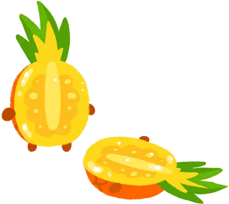 Sliced Dead Sticker Sliced Dead Dying Discover U0026 Share Gifs Fruit Cut In Half Gif Png Pineapple Slice Icon