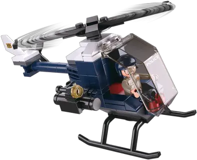 Sluban Police Helicopter Helikopter Polisi Png Police Helicopter Png